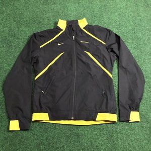 Nike Fit Storm Mizzou Missouri Tigers Jacket Windbreaker Sz M Womens Full Zip